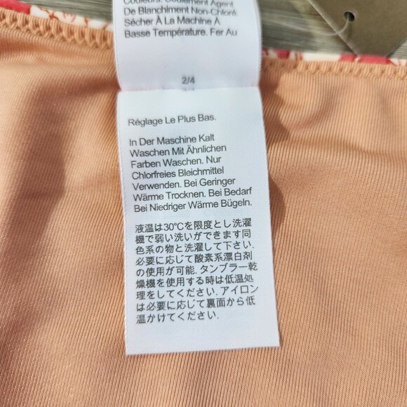 J. Crew Curved Waist Cheeky Bikini Bottom Tossed Floral New With Tags Womens L - Picture 12 of 16